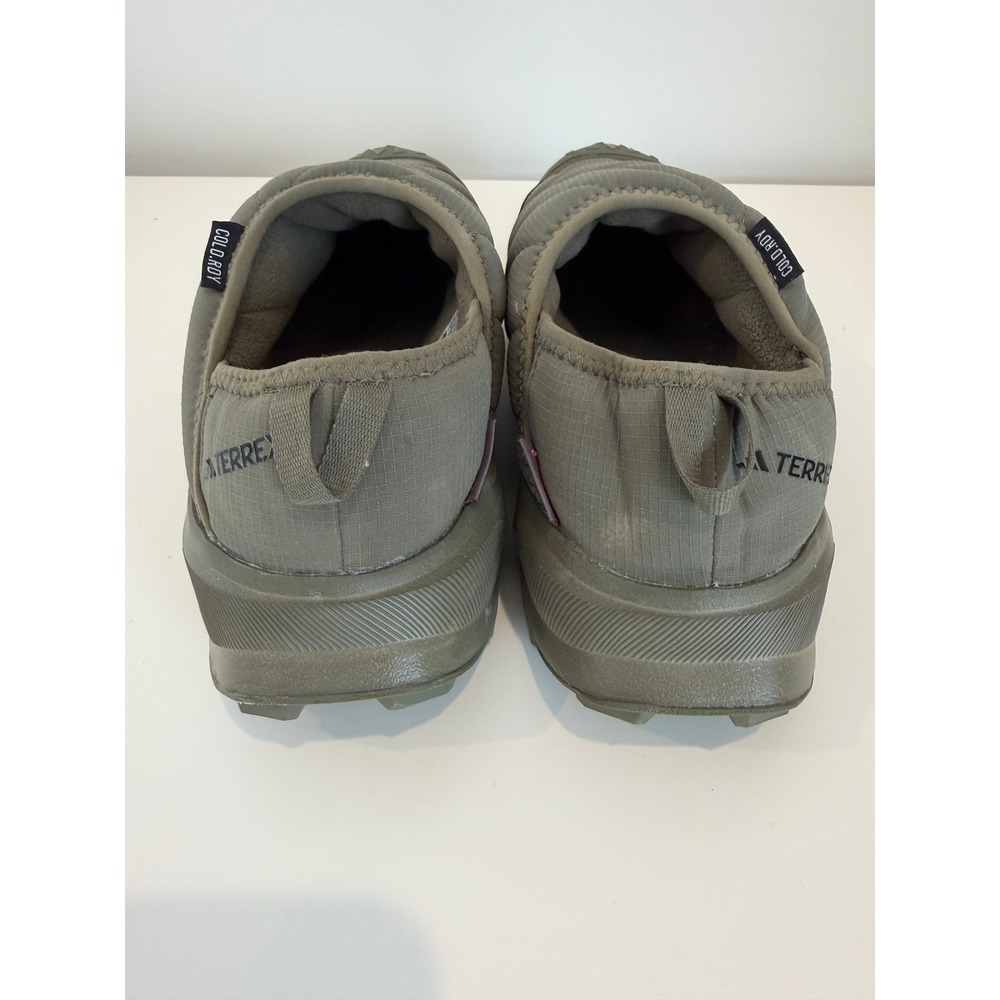 Mens Adidas Terrex Winter Slip-On Cold.RDY Shoes, Olive Strata/Orbit Green, 11 - Picture 3 of 8